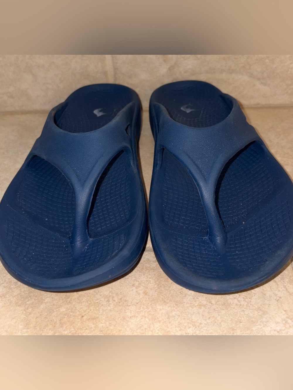Reel Legends Navy Blue Foam Flip Flop Sandals